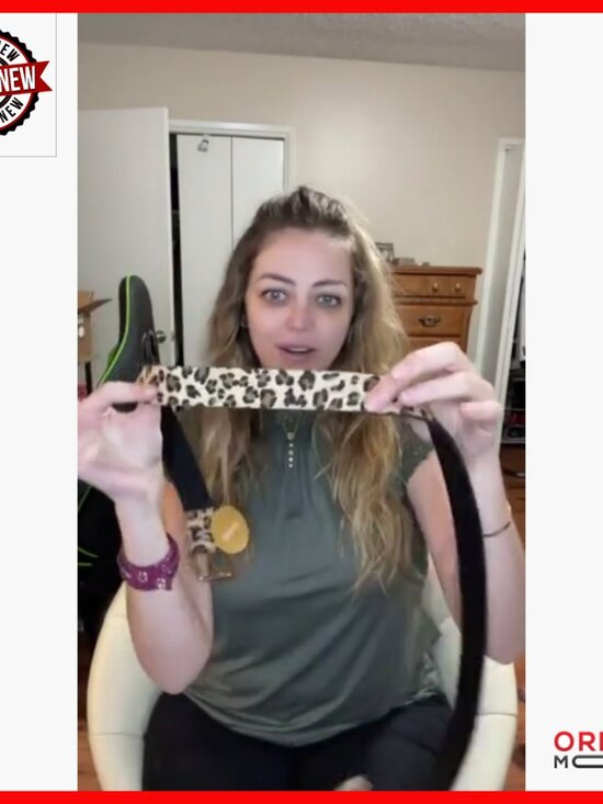 Leopard Print PU Leather Belt with Alloy Buckle, Adjustable Sizes for Pants